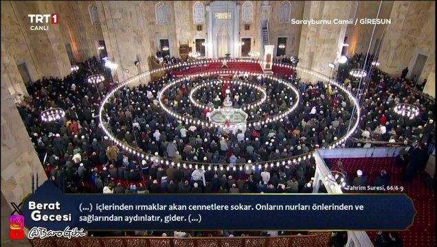 Berat Kandili | Giresun | Sarayburnu Camii (13 Şubat 2025)