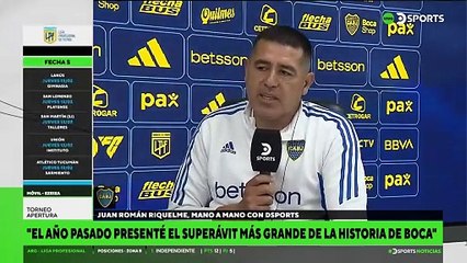 Juan Román Riquelme: "EL AÑO PASADO PRESENTAMOS EL SUPERÁVIT MÁS GRANDE DE LA HISTORIA DEL CLUB"