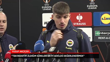 Yusuf Akçiçek: Tek hedefim aldığım süreleri en iyi şekilde değerlendirmek