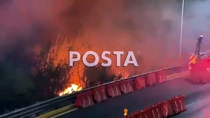 Combaten otro incendio en el Río Santa Catarina