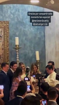 Bautizan Samuel y Mariana a Mariel; alcalde de Monterrey y esposa los padrinos