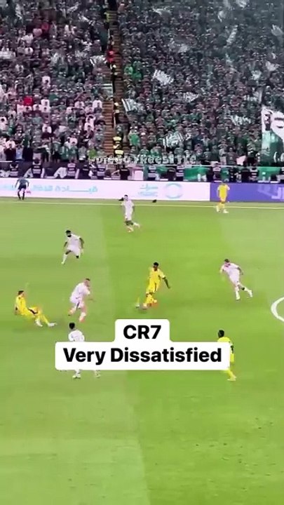 Cristiano Ronaldo very dissatisfied #cristianoronaldo #cr7 #cristiano