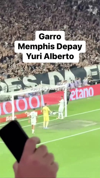 Garro, Memphis Depay e Yuri Alberto vs Neymar #Corinthians #neymar #futebol