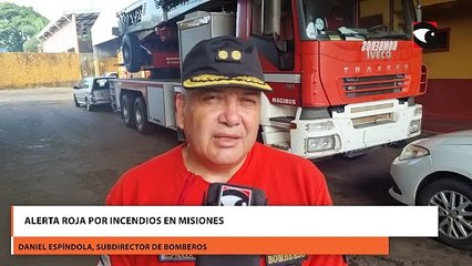 Alerta roja por incendios en Misiones
