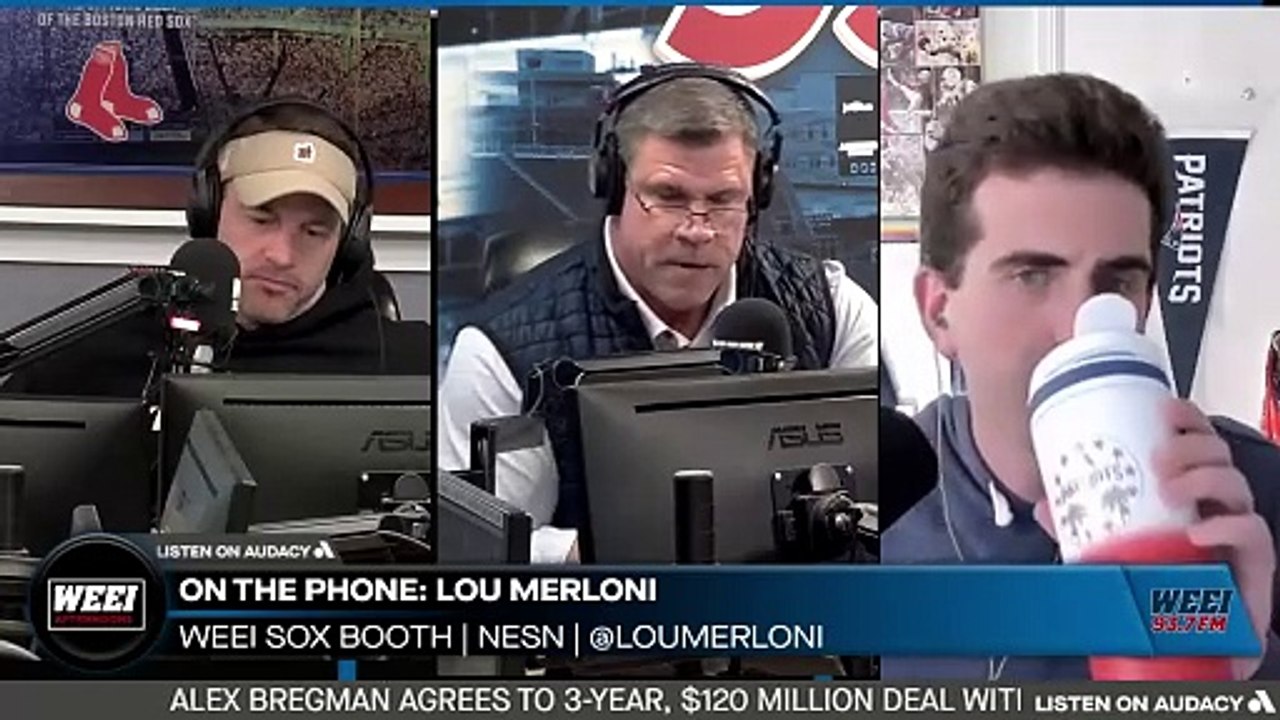 WEEI Afternoons: After signing Alex Bregman, what do the Red Sox still need? Lou Merloni joins the show