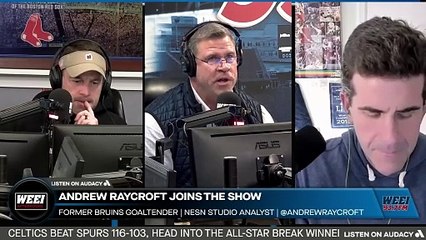 WEEI Afternoons: Andrew Raycroft on how the Bruins can push the front office to be buyers at the trade deadline