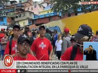 Alcaldesa de Caracas inspecciona trabajos de rehabilitación vial en El Valle