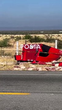 Muere trailero calcinado tras volcadura en la Carretera libre a Laredo