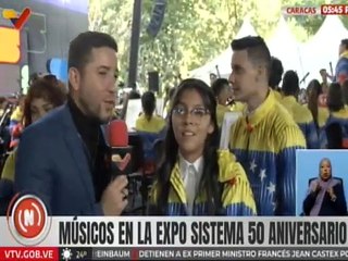 Músicos dicen presente en la Expo El Sistema 50 Aniversario