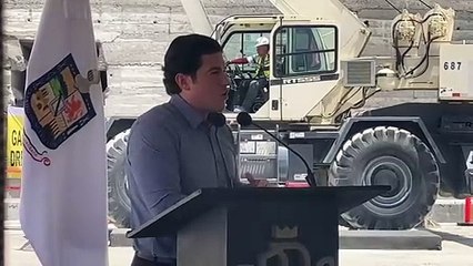 Samuel García realiza cierre hidráulico de la Presa Libertad