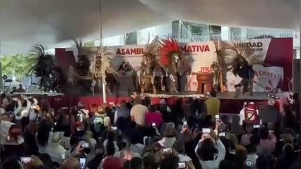 Rinde Claudia Sheinbaum Asamblea Informativa en Ecatepec