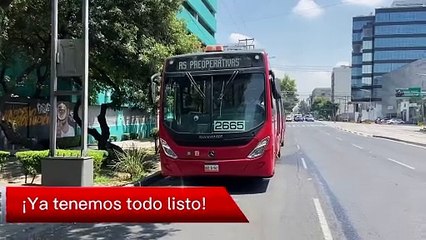 Estrena el Metrobús nueva ruta a partir de este lunes