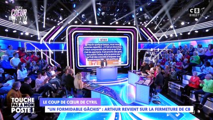 "Ça m'a énormément touché" : Cyril Hanouna revient sur les propos d'Arthur