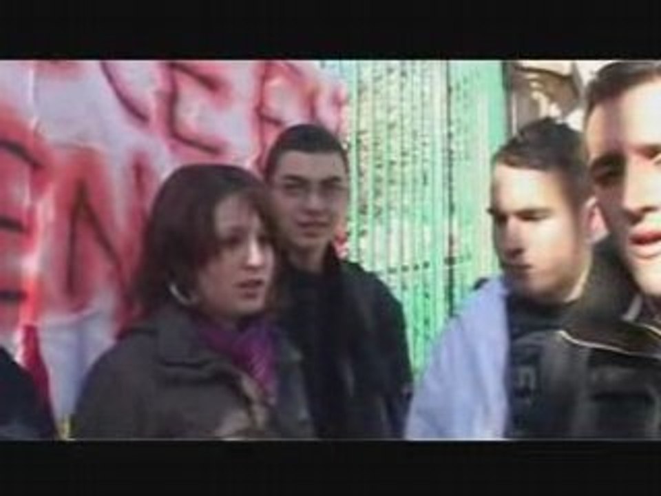 Débat entre F. Bon (Sud lycéen) et A. Eddarraz (MJS)