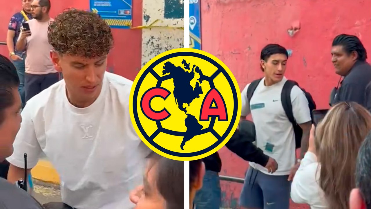 América: Los futbolistas llegan al Estadio Ciudad de los deportes para tomarse la foto oficial del clausura 2025