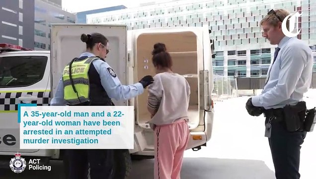 Man and woman charged with helping man escape after alleged attempted murder