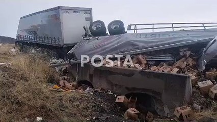 Otra vez rapiña de cerveza, ahora en el Periférico de Durango