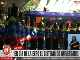 Caraqueños disfrutan de la Expo El Sistema 50 Aniversario