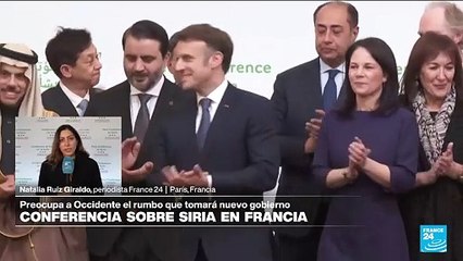 Informe desde París: conferencia sobre Siria en Francia se centra en la estabilidad del país
