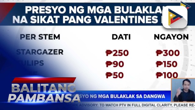 Mga mamimili ng bulaklak, dagsa na sa Dangwa