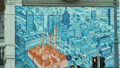 NO COMMENT: De la propaganda al arte callejero, los muros de Varsovia cobran vida
