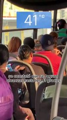 ¡Es un sauna! Camiones en Nuevo León alcanzan hasta 41 grados