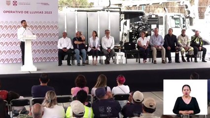 Presentan avance del 90&percnt; en labores de desazolve en la Ciudad de México