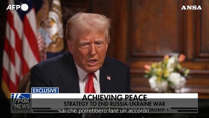 Trump: "L'Ucraina potrebbe diventare russa un giorno"
