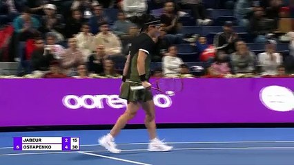 Ostapenko tops Jabeur to reach Doha semis