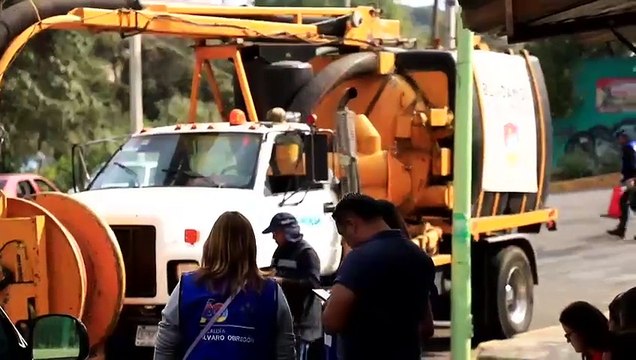 Álvaro Obregón desazolva 100 km de drenaje para prevenir inundaciones