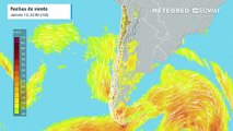 Este fin de semana, sectores costeros de la zona central tendrán viento sobre 40 km/h