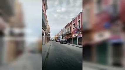 Captan en video la vibraciones que causa Don Goyo en inmuebles en Atlixco