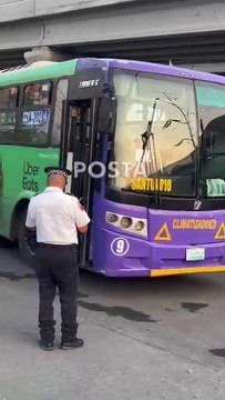 Choque de camiones urbanos deja 10 lesionados en San Pedro