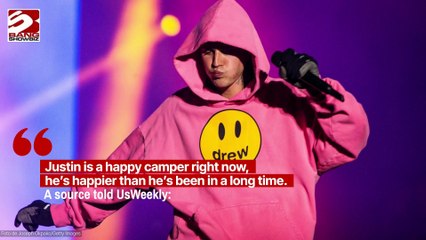 Justin Bieber is  'happiest he has been in a while', despite recent public behaviour. says insider