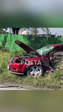 Choque de camión urbano y auto deja un muerto y varios heridos en El Carmen