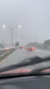 Lluvias y granizo en zona metropolitana de Monterrey