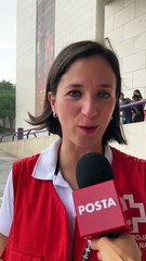 Comparte Cruz Roja distintas actividades de rescate y auxilio con ciudadanía