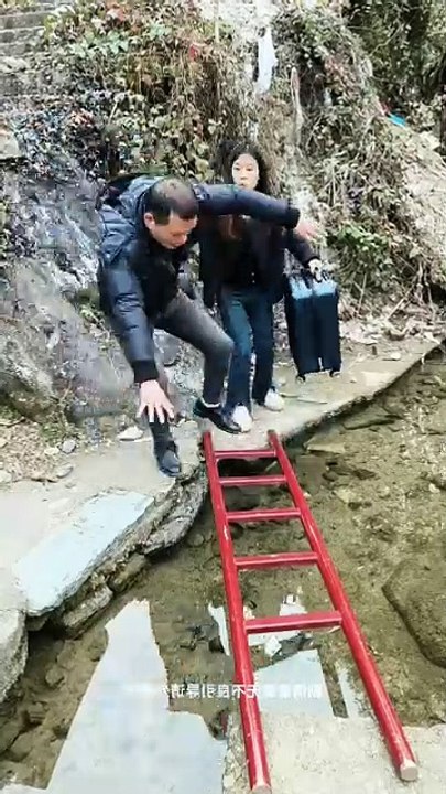 Funny gril fun with man
