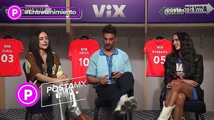 Erick Elías, Zuria Vega y Bárbara de Regil se adentran en el mundo del futbol
