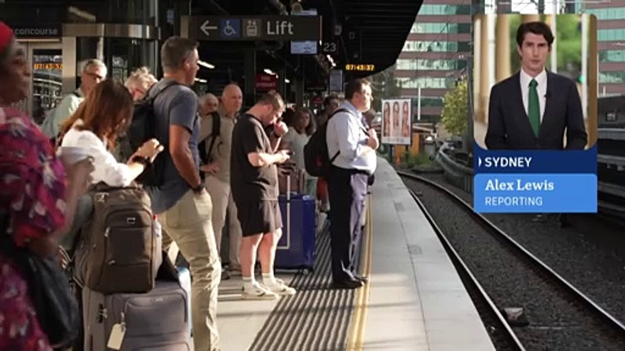 Sydney train chaos as rail workers strike amid pay dispute, causing major delays