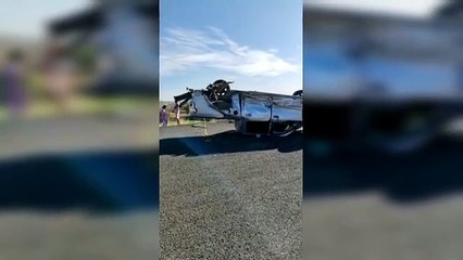 Gravilla suelta provoca fuerte accidente en sector sur del Periférico de Durango