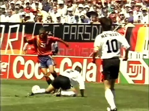 FIFA World Cup 1994 Germany v Spain 21 June 1994 ZDF