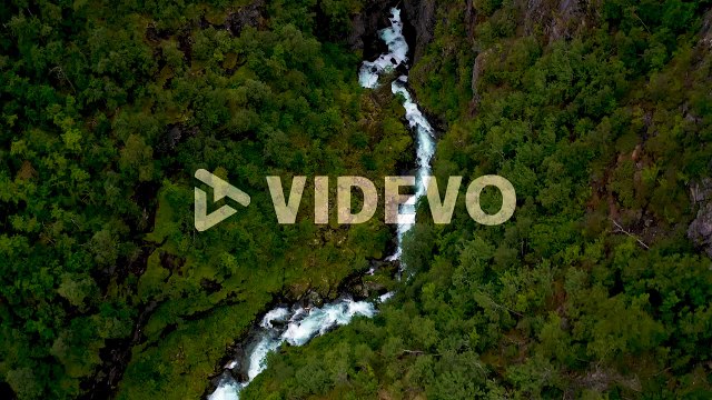 Aerial drone shots of Geiranger fjord, Norway