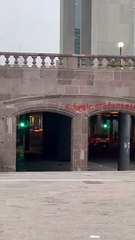 Así amanece el Palacio de Gobierno tras 8M; buscan a grupos radicales