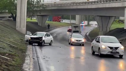 “Llueven” choques en el área metropolitana