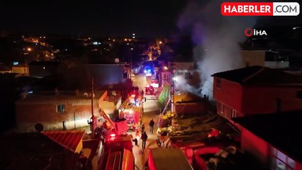 Edirne'de Gecekonduda Çıkan Yangın 3 Aileyi Mağdur Etti