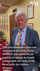 Newcastle lord mayor Ross Kerridge has City Hall office refurbished