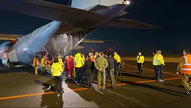 Linate, l'arrivo dei bambini della Striscia di Gaza
