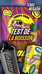 Je test le goût Fruity Frogs de chez Holy !