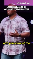 Lessons Learned in Marriage Communication